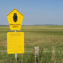 Speicherkoog Dithmarschen an der Nordseeküste